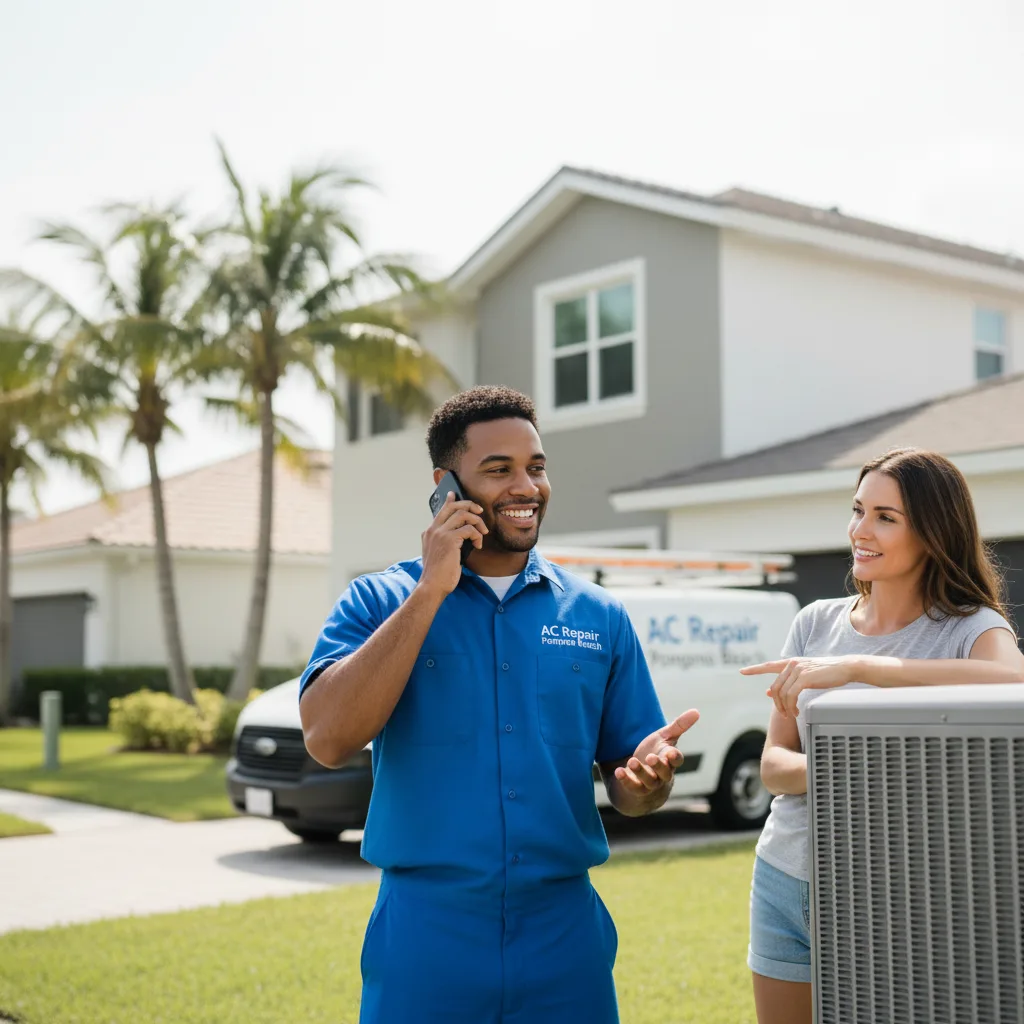 AC Repair Pompano Beach customer support in Cool